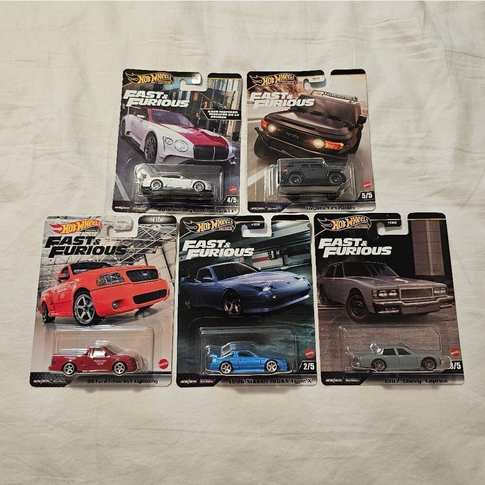 Fast And Furious Full Set Hotwheels